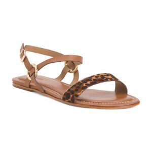 BERNARDO Made In Brazil Leather Henre Sandals
